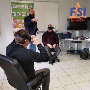 Innovations bloc la réalité virtuelle - Chasse aux risques A