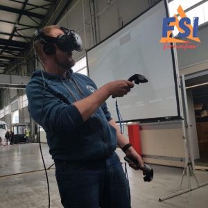 Innovations bloc la réalité virtuelle incendie - évacuation D